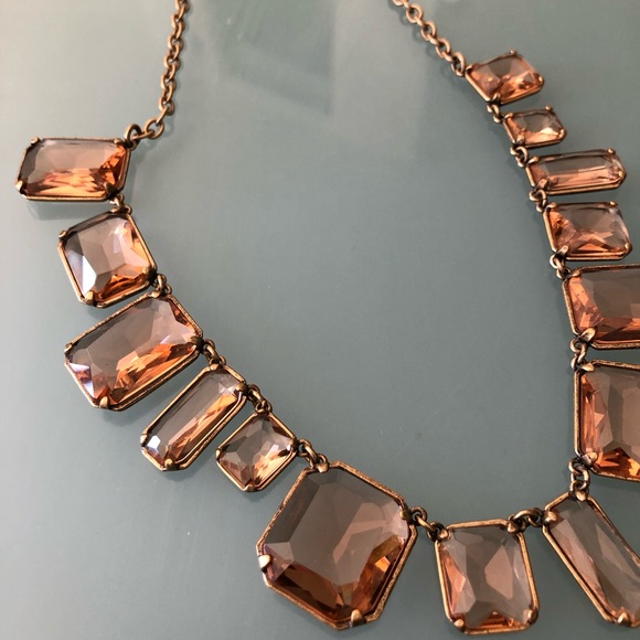 Jcrew chunky crystal necklace